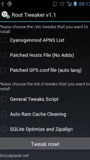 Root Tweaker Screenshot 2