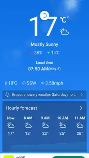 Daily Forecast Screenshot 1
