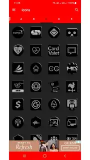 Black Icon Pack Free Screenshot 2