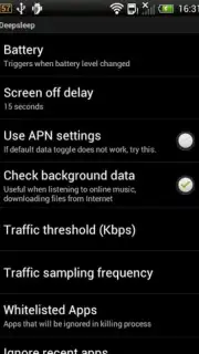 Deep Sleep Battery Saver Screenshot 1