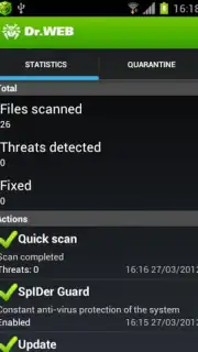 Dr.Web Security Space Screenshot 5