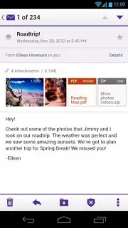 Yahoo Mail Screenshot 2