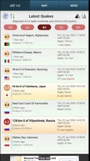 AllQuakes Screenshot 3