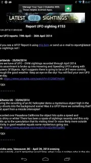 Latest UFO Sightings Screenshot 1