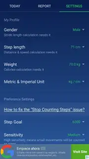 Pedometer Step Counter Screenshot 5