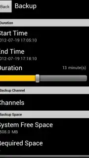 iWatch DVR II Screenshot 2