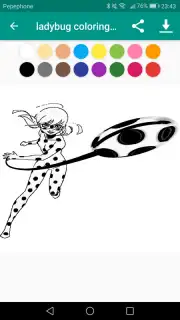 Coloring Ladybug & Blackcat Screenshot 2