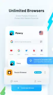 Pawxy: Private VPN Browser Screenshot 8
