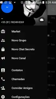 Telegram Black Screenshot 6