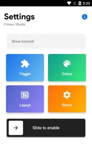 Power Shade: Notification Bar Changer & Manager Screenshot 1