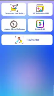 Transparent Screen & Live Wallpaper Screenshot 2