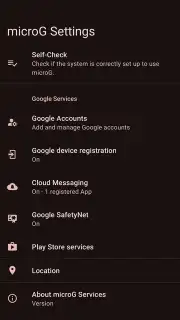 microG Services (GmsCore) Screenshot 8