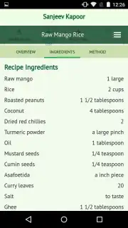 Sanjeev Kapoor’s Recipes Screenshot 6