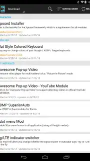 Xposed Installer Screenshot 2