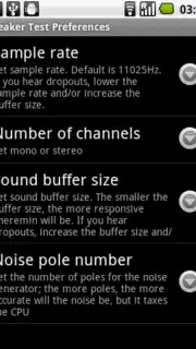 Speaker Test Screenshot 2