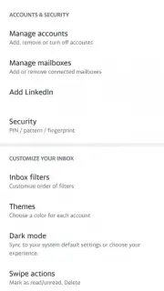 Yahoo Mail Screenshot 1