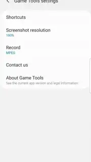 Samsung Game Tools Screenshot 2