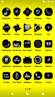 Black Icon Pack Free Screenshot 5