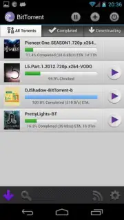 BitTorrent Screenshot 3