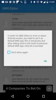 SMS Editor Screenshot 3