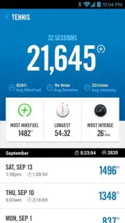 Nike+ FuelBand Screenshot 2