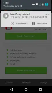 Mobiproxy Screenshot 3