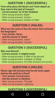 The bible quiz game Screenshot 9