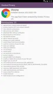 Exodus Privacy Screenshot 7