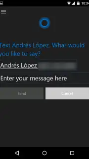 Cortana Screenshot 1