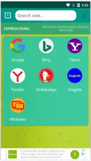 Google Search Alternatives Screenshot 1