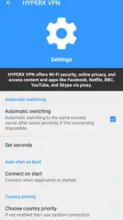 HYPERX VPN Screenshot 4
