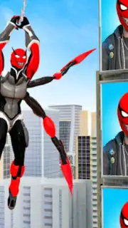 Black Spider Rope Superhero Screenshot 1