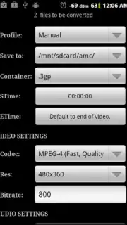 Video Converter Android Screenshot 3