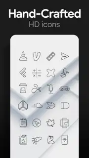 Lines Dark - Icon Pack Screenshot 12