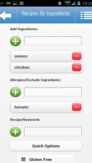 Recipes by Ingredients Screenshot 1