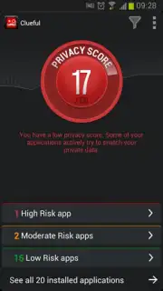 Clueful Privacy Advisor Screenshot 1