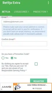 Bet9ja Extra with predictions and Livescores Screenshot 9