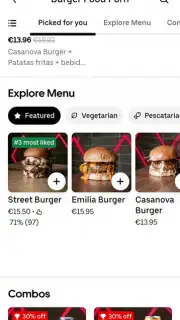 Uber Eats Screenshot 3