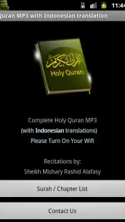 Quran MP3 With Indonesian Screenshot 4