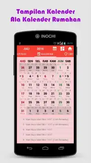 Indonesia Calendar Screenshot 2