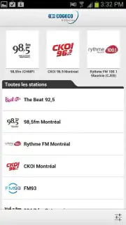 Cogeco Radio Screenshot 3