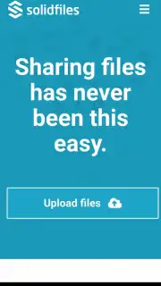 Solidfiles Screenshot 1