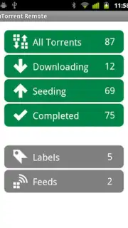 µTorrent Remote Screenshot 1