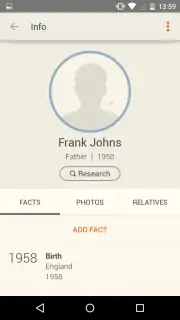 MyHeritage Screenshot 1