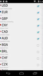 Daily Currency Rates Screenshot 6