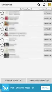 Unfollowers for Instagram Screenshot 2