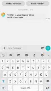 Samsung Messages Screenshot 1