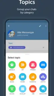 iMe Messenger & Crypto Wallet Screenshot 6