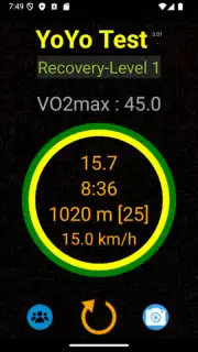 Yo-Yo Test Screenshot 5