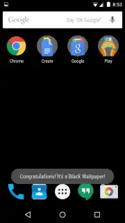 Pitch Black Wallpaper Screenshot 4